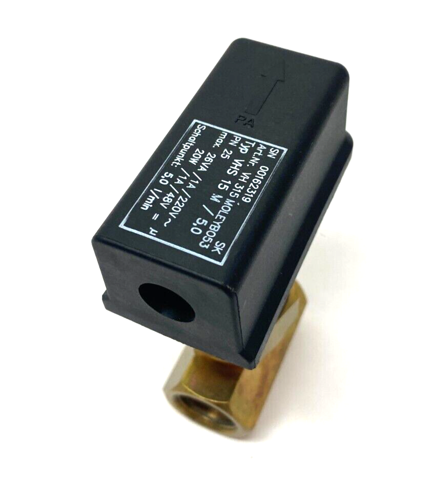 Sika VHS 15 M/5,0 Brass Body Flow Switch Female Pipe Connection VH315MOLEYBO53 - Maverick Industrial Sales
