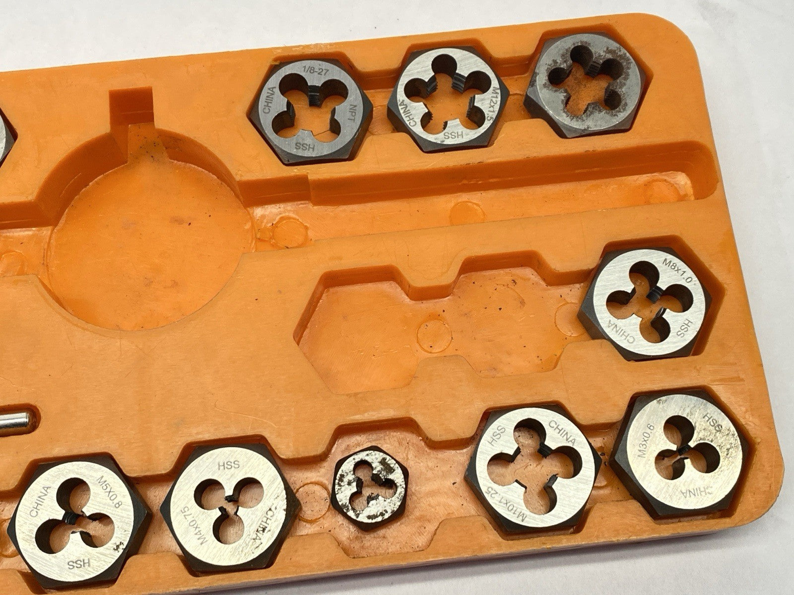 1011-0005 Tap & Die Set 3mm-12mm MISSING PARTS - Maverick Industrial Sales