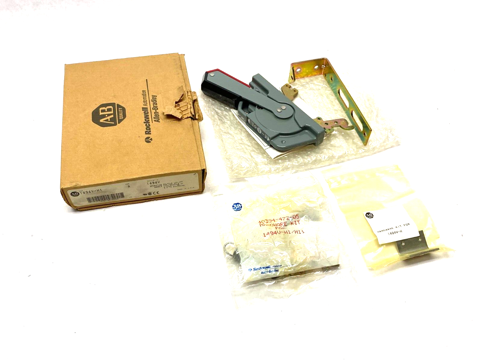Allen Bradley 1494V-H1 Ser. A Operating Disconnect Handle Metal Gray - Maverick Industrial Sales
