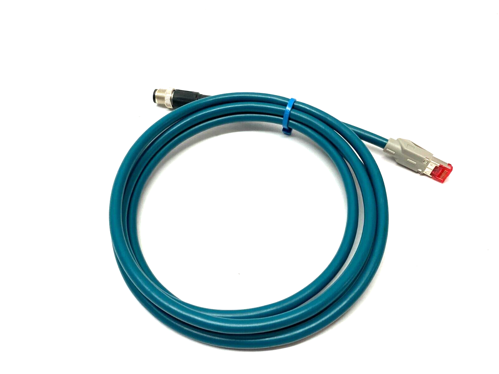SMC EX9-AC020EN-PSRJ Serial Communication Cable M12 4-Pin Male to RJ45 2m Length - Maverick Industrial Sales