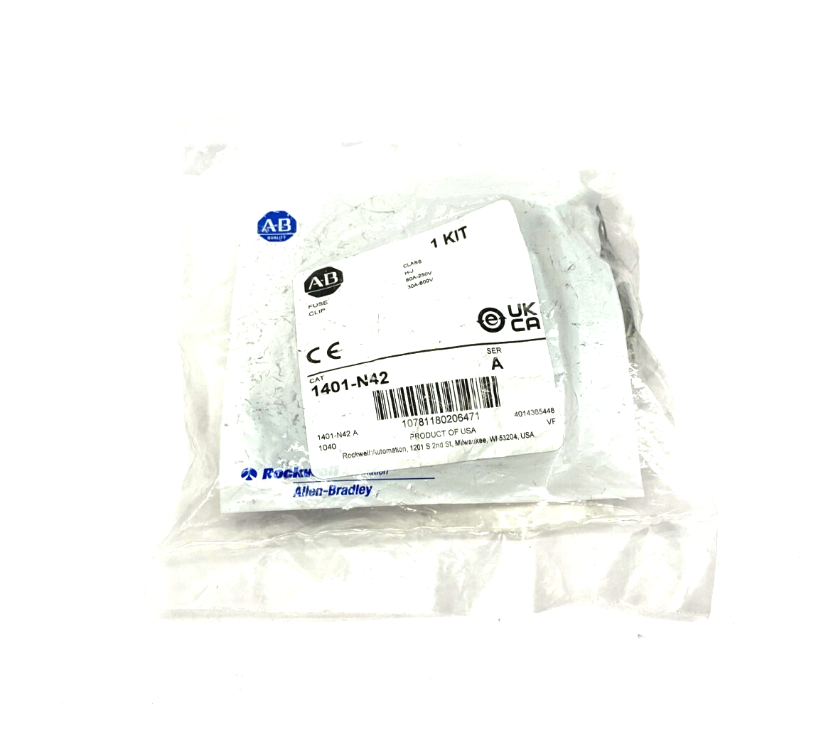 Allen Bradley 1401-N42 Ser. A Fuse Clip Kit for Class H-J 60A-250V, 30A-600V - Maverick Industrial Sales