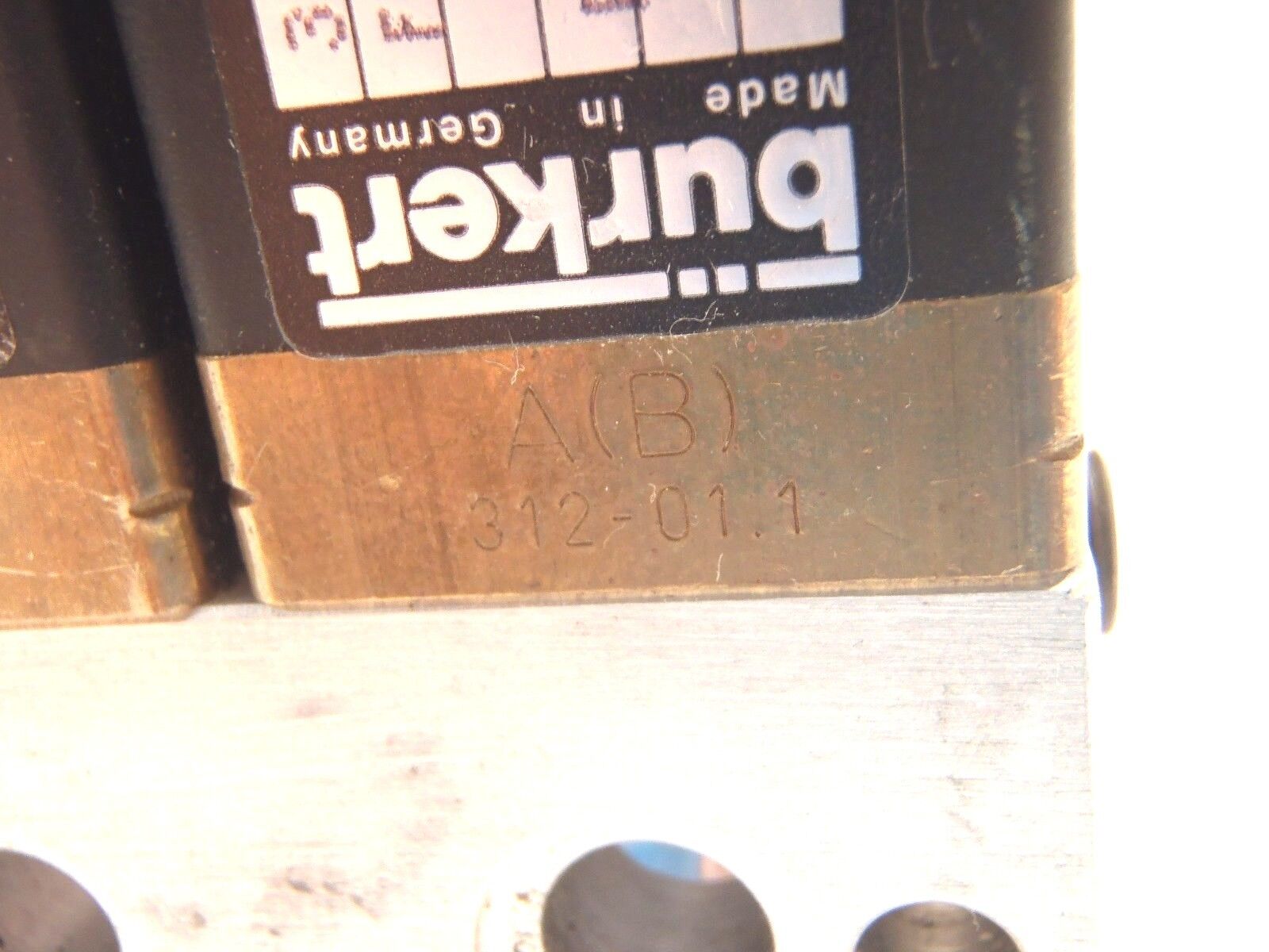 Burkert 312-C-02,0-B-MS FLNSCH-F-000 Solenoid Valves 041521Q LMPU 220V LOT OF 2 - Maverick Industrial Sales