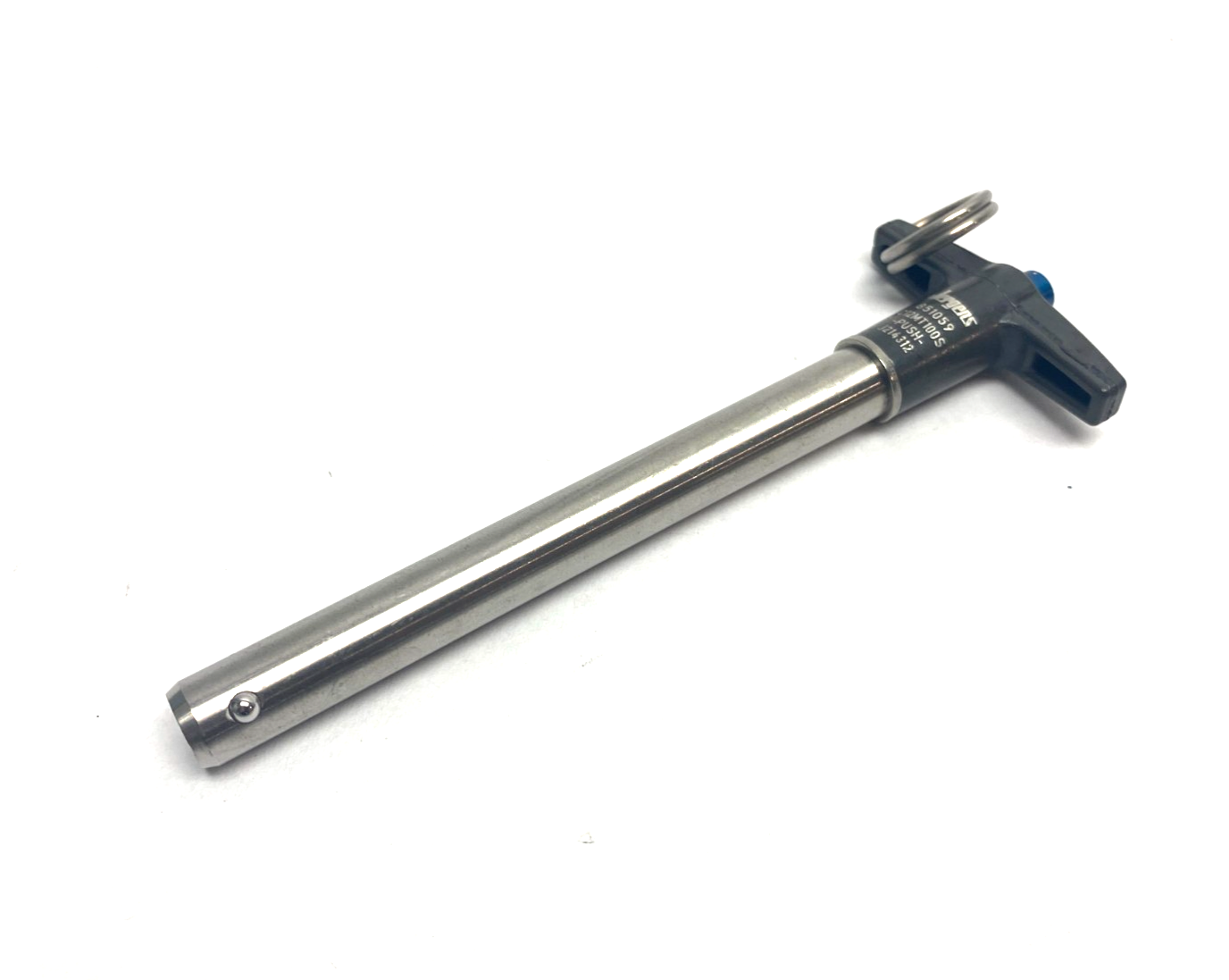 851059, C12MT100S | Jergens 851059 T-Handle Quick-Release Pin KLP, T-HANDLE, 12MM X 100 SS - New – Open box - Maverick Industrial Sales