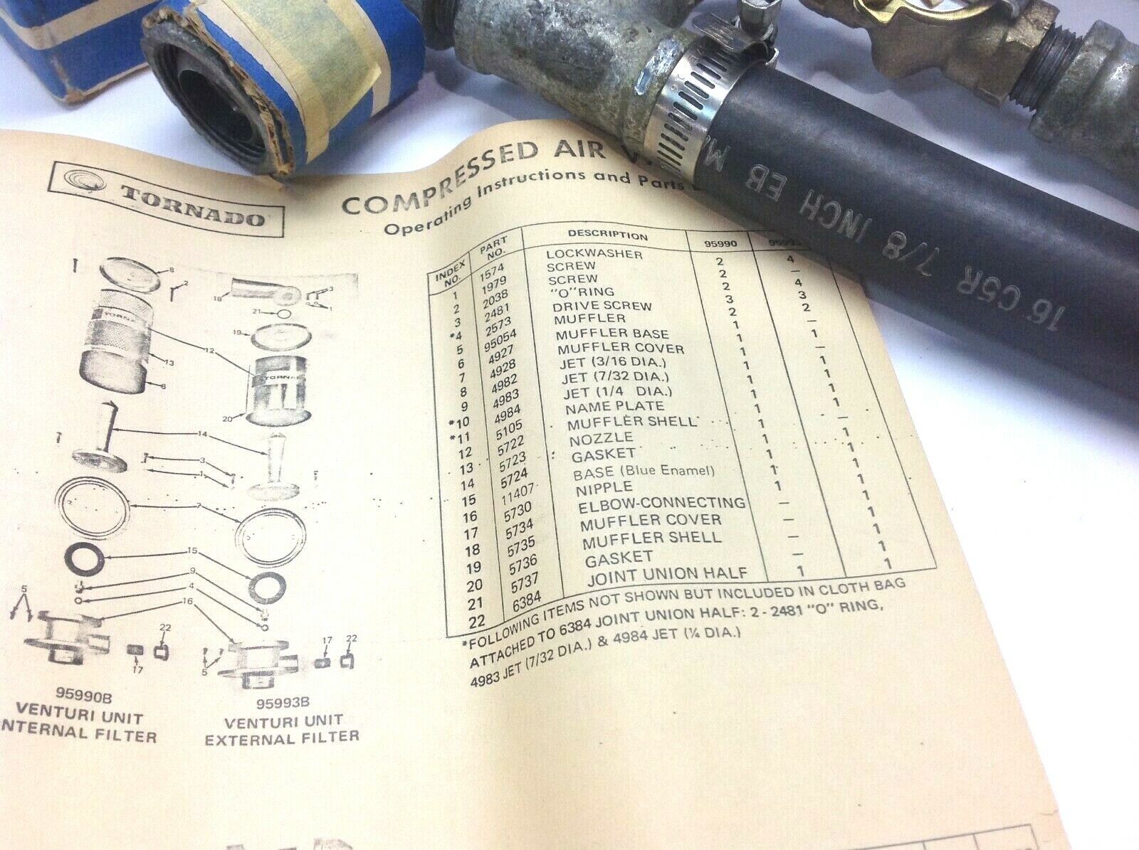 95992 | Vintage Breuer Venturi Tornado Vacuum Connector Double Unit - Used - Maverick Industrial Sales