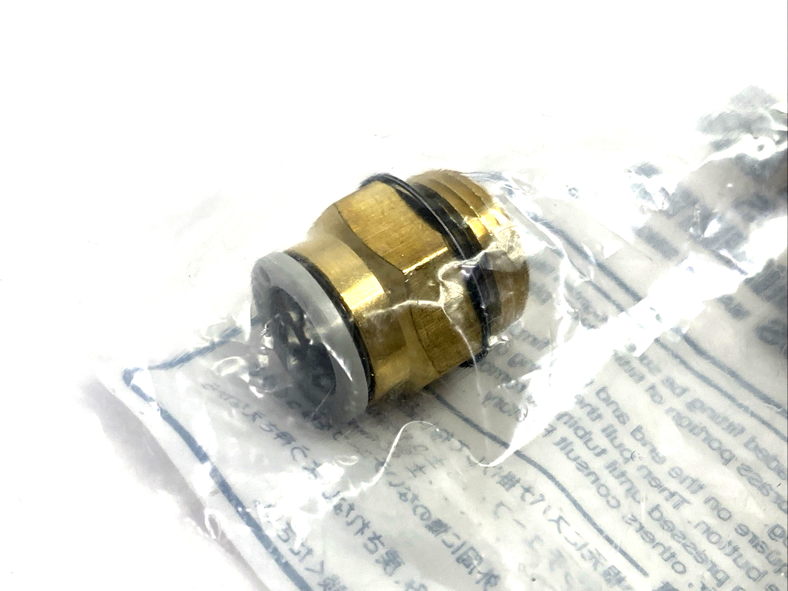 KQ2H10-U03A | SMC Pneumatic One-Touch Fitting 10mm Tube O.D. G 3/8" 5-PACK - New - Maverick Industrial Sales