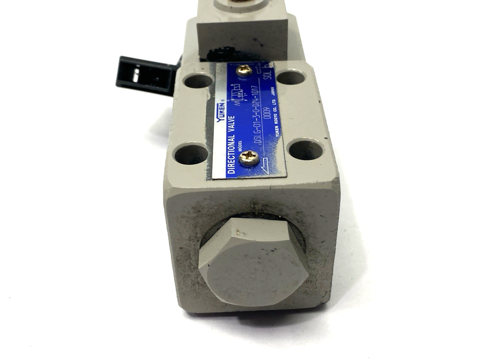 Yuken DSLG-01-3-0-D24-1017 Solenoid Directional Control Valve 3-Position - Maverick Industrial Sales
