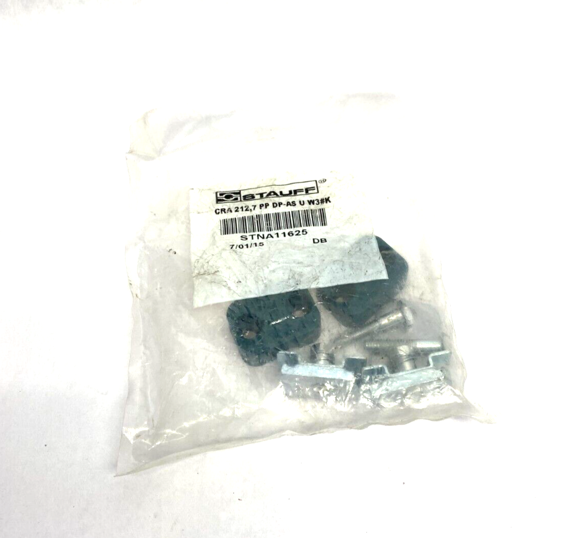 Stauff STNA11625 Twin Series Clamp Set CRA 212,7 PP DP-AS U W3#K - Maverick Industrial Sales