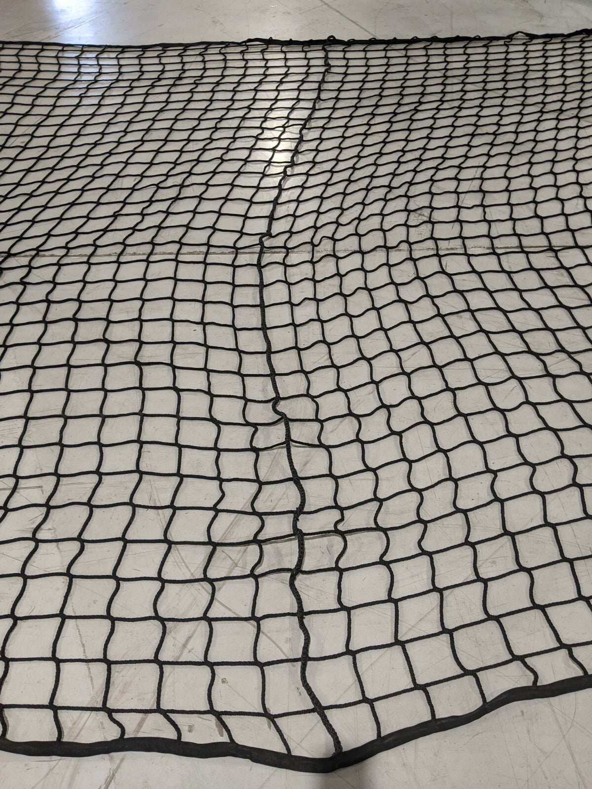 InCord M3000BK Knotless Netting 4" Square Holes 2" Web Border 26.25ft x 12ft - Maverick Industrial Sales