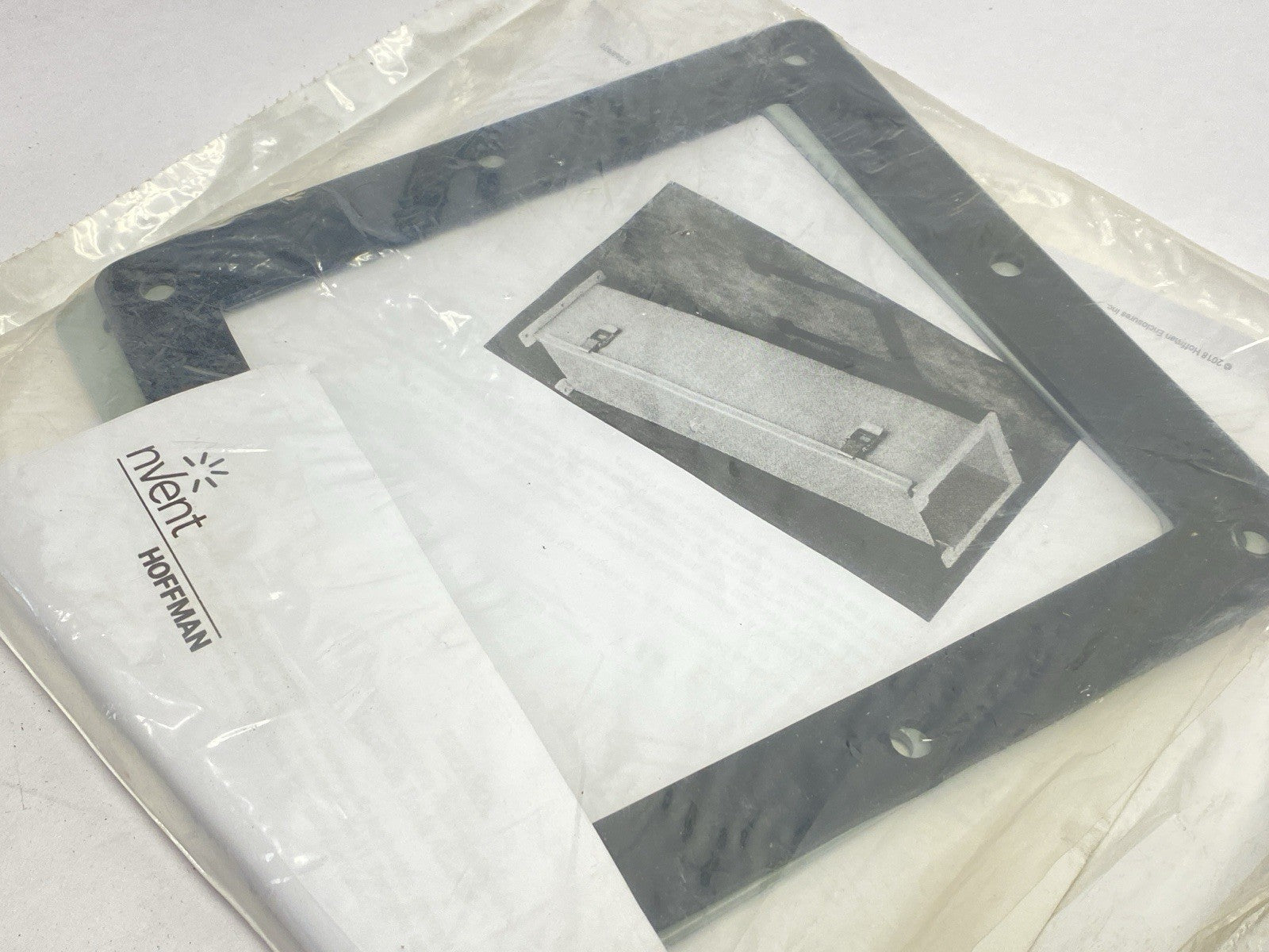 Hoffman F66LB Box Connector Lay-in 6.00 x 6.00" Gray Steel 18680 - Maverick Industrial Sales