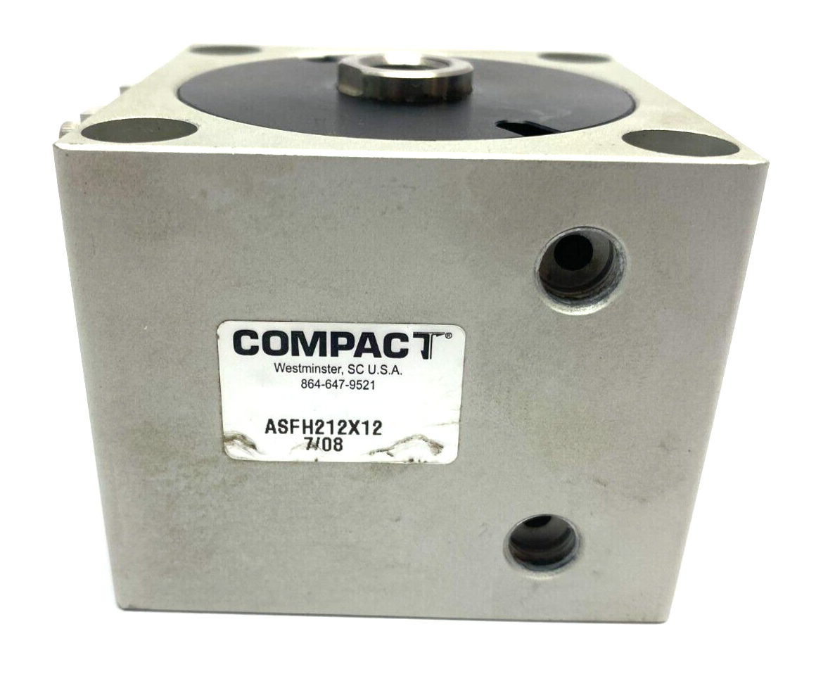 Compact Automation ASFH212X12 Square Pneumatic Cylinder 2-1/2" Bore 1/2" Stroke - Maverick Industrial Sales