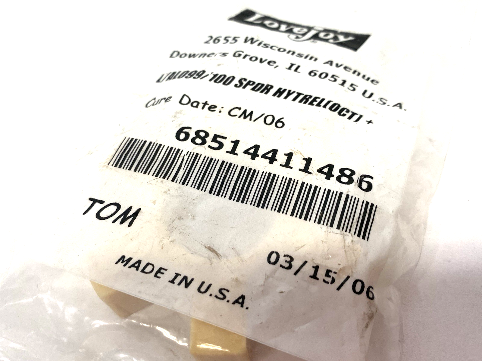 Lovejoy 68514411486 Flexible Spider Coupling L/AL099/100 OCT HYTREL 1 1/32 - Maverick Industrial Sales