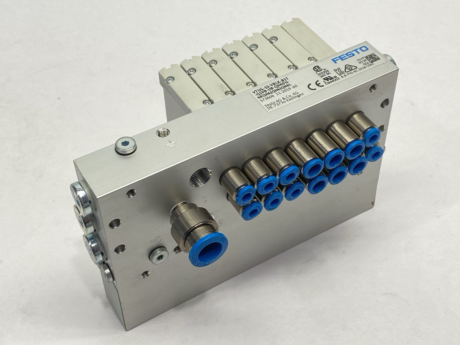 Festo VTUG-10-VRLK-B1T-Q10B-UB-QH4SU-4KQH6JQH6JQH6L Valve Terminal 573606 - Maverick Industrial Sales