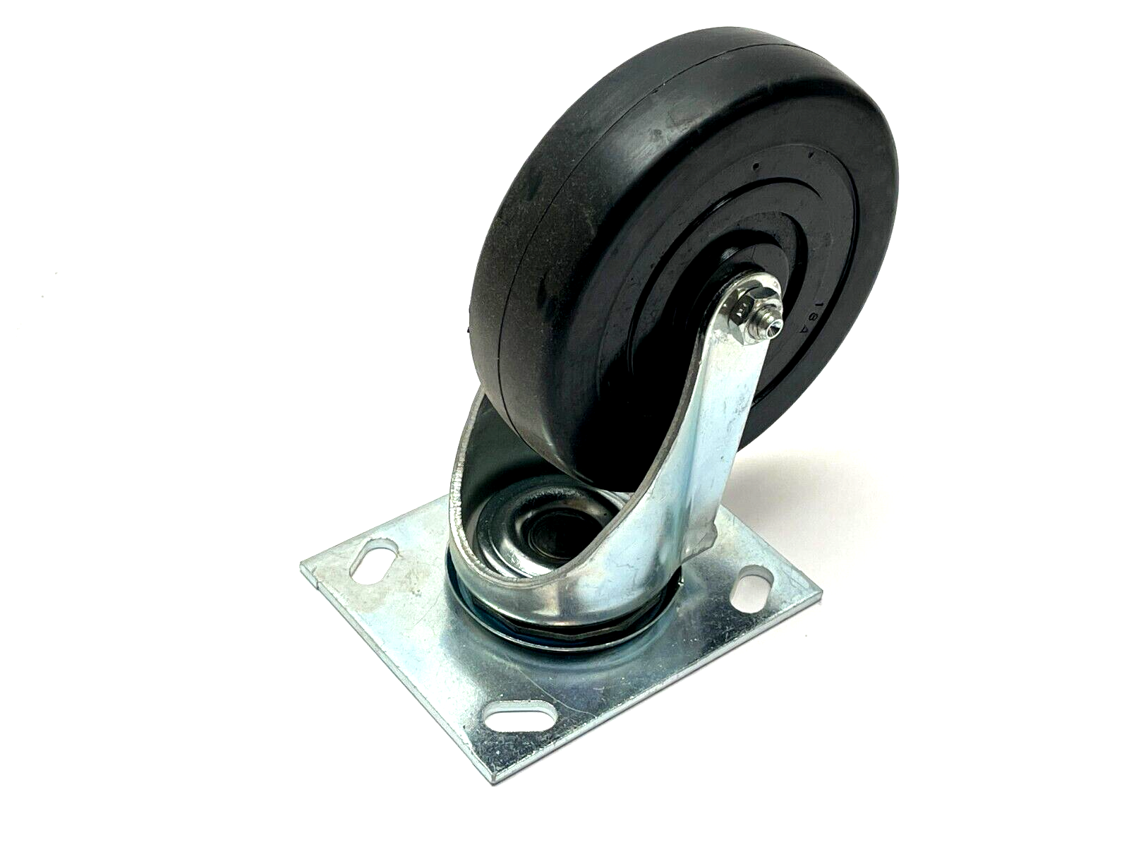 Wagner Swivel Caster 5" Diameter 4-5/8" x 3-3/4" Mounting Plate LOT OF 3 - Maverick Industrial Sales