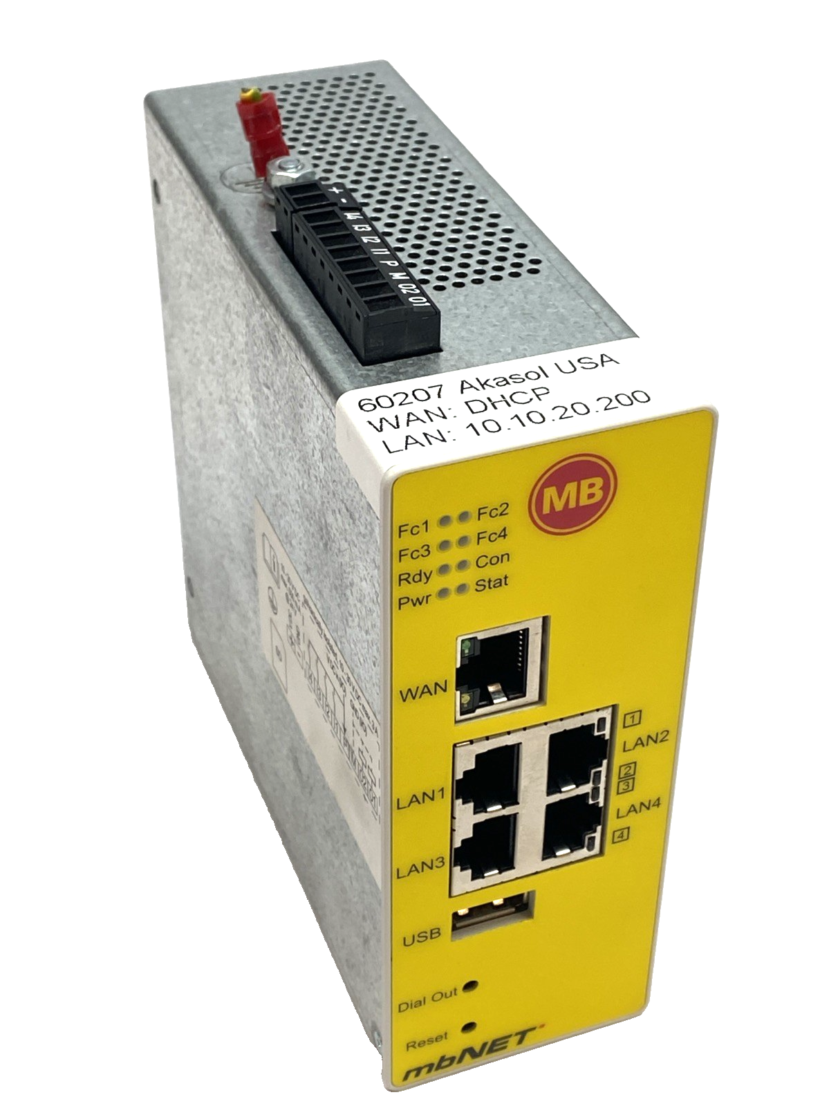 MB Connect Line MDH 816 mbNET Industrial VPN Router LAN & WAN 1.116.200.04.00 - Maverick Industrial Sales