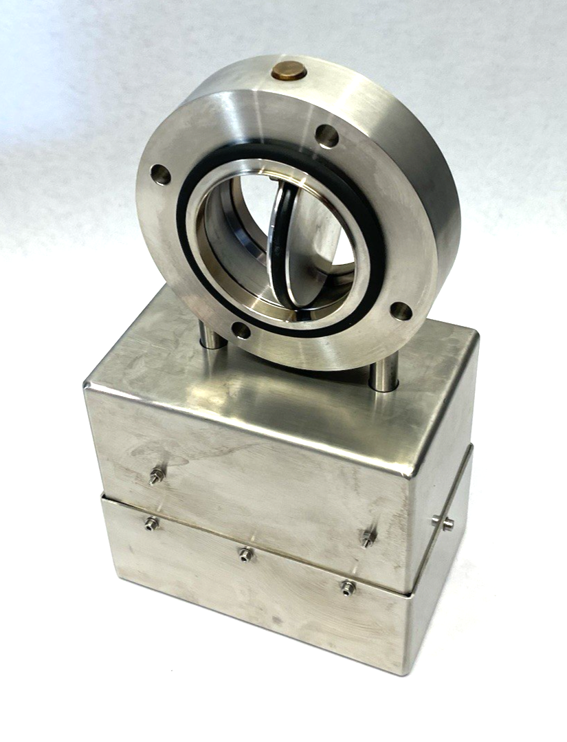 Stainless Steel TIV Butterfly Valve, 68mm ID, 130mm OD, RS232 9-pin Connection - Maverick Industrial Sales