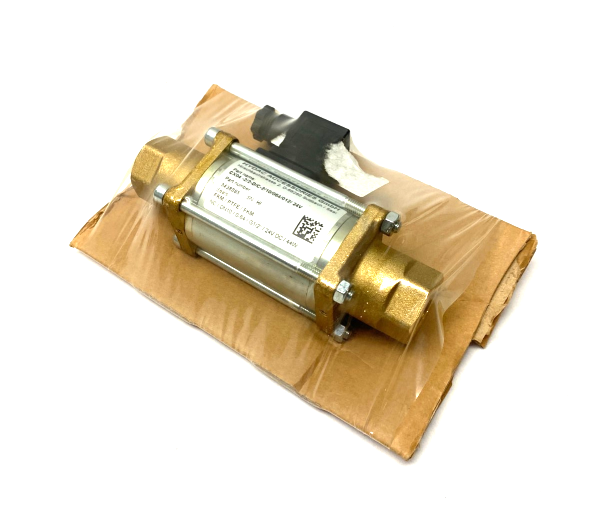 Hydac 3438885 Coaxial Valve Direct Acting 2/2 Way CX04-2/2-D/C-2/10/064/012/24V - Maverick Industrial Sales