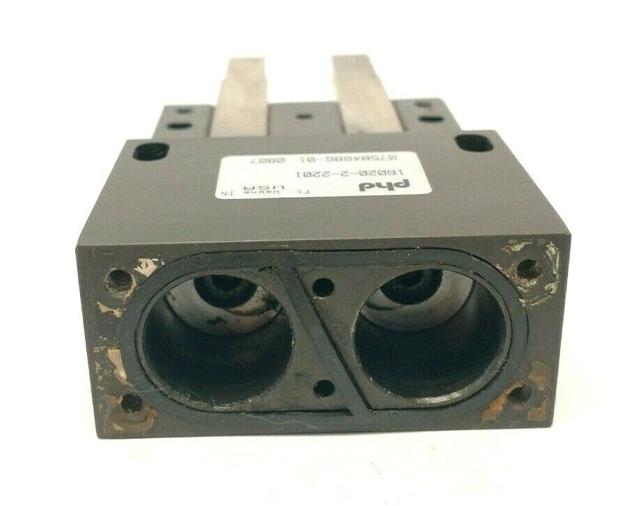 PHD 16020-2-2201 Double Rod Escapement 3/4" Bore 3/4" Stroke MISSING CAP & COVER - Maverick Industrial Sales