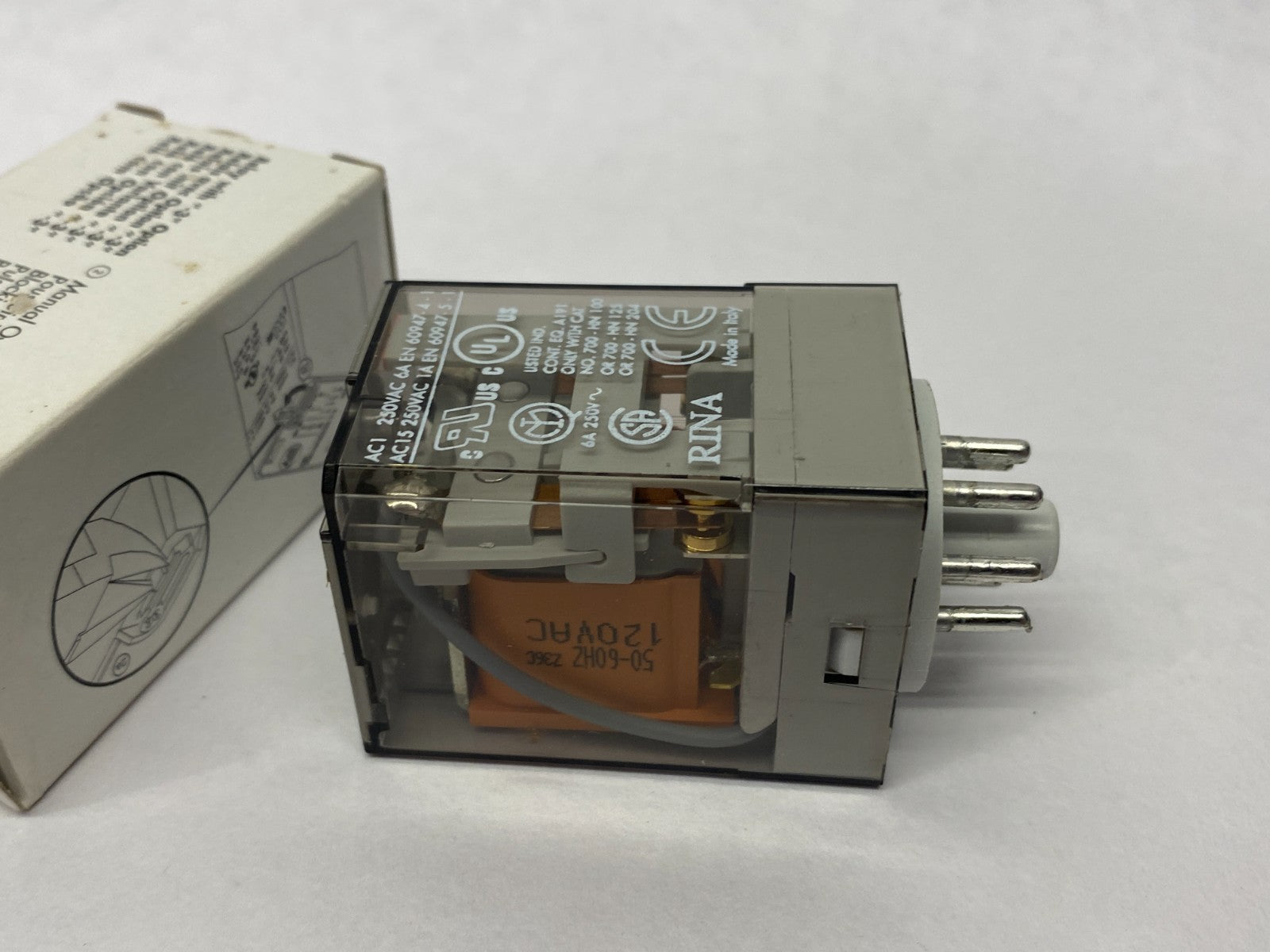 700-HAX2A1 | Allen Bradley Ser. D Direct Plug-In Relay 2 C/O 120V AC - New Other - Maverick Industrial Sales