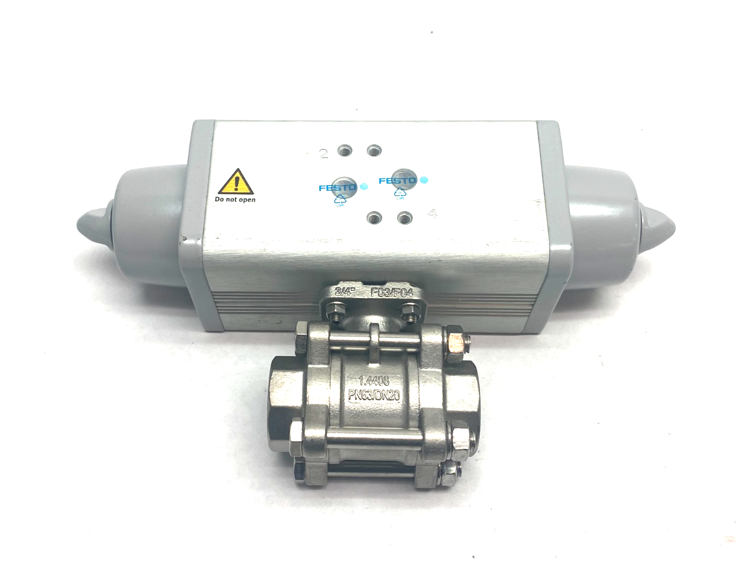 Festo VZBA-3/4"-GG-63-T-22-F0304-V4V4T-PS30-R-90-4-C Pneumatic Actuator 1758072 - Maverick Industrial Sales