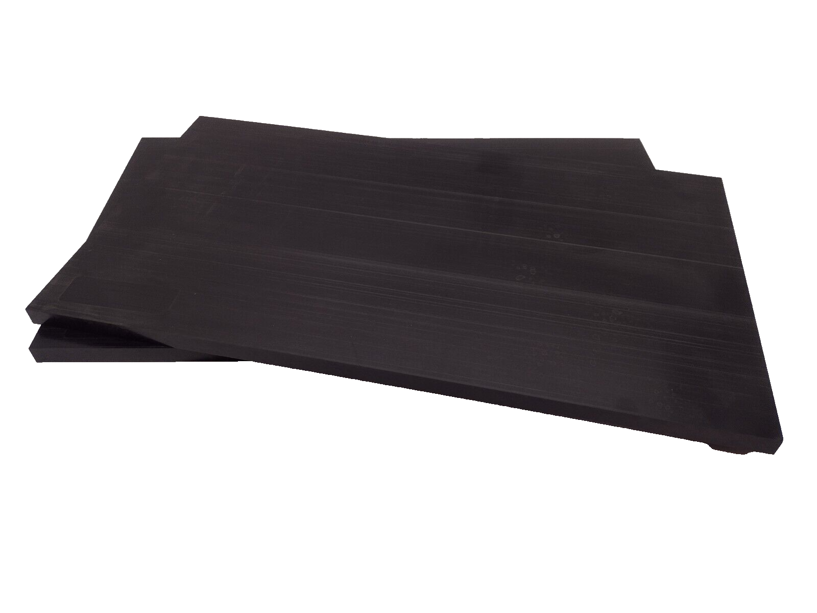 Copolymer Acetal Black Plastic Sheet 0.5 In x 10.5 x 18.5 , LOT OF 2 PCS - Maverick Industrial Sales