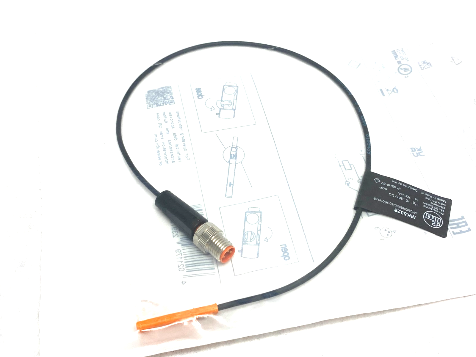 Ifm MK5328 C-Slot Cylinder Sensor PNP 10-30VDC MKC3020BBPKG/A/0,3M/ZH/ASR - Maverick Industrial Sales