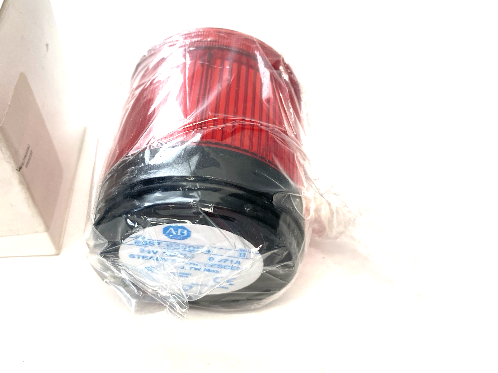 Allen Bradley 855T-B24DN4 Ser. B Steady Red Incandescent Stack Light 70mm 24V - Maverick Industrial Sales