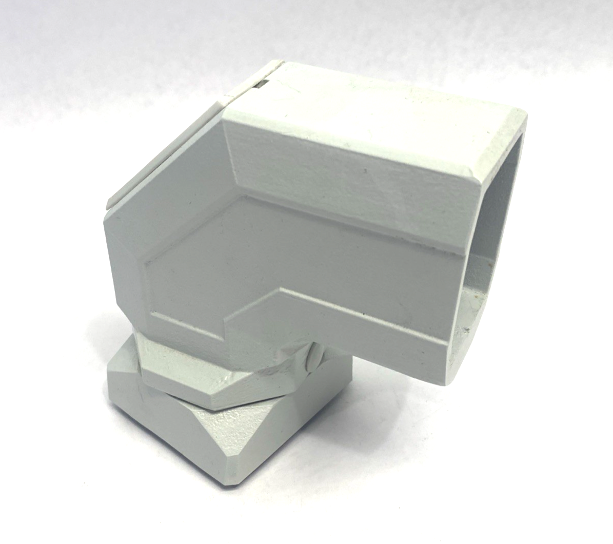Hoffman CCS2FECLG Compact Series 2 Flange Elbow Coupling, fits 45x60mm, Lt Gray - Maverick Industrial Sales