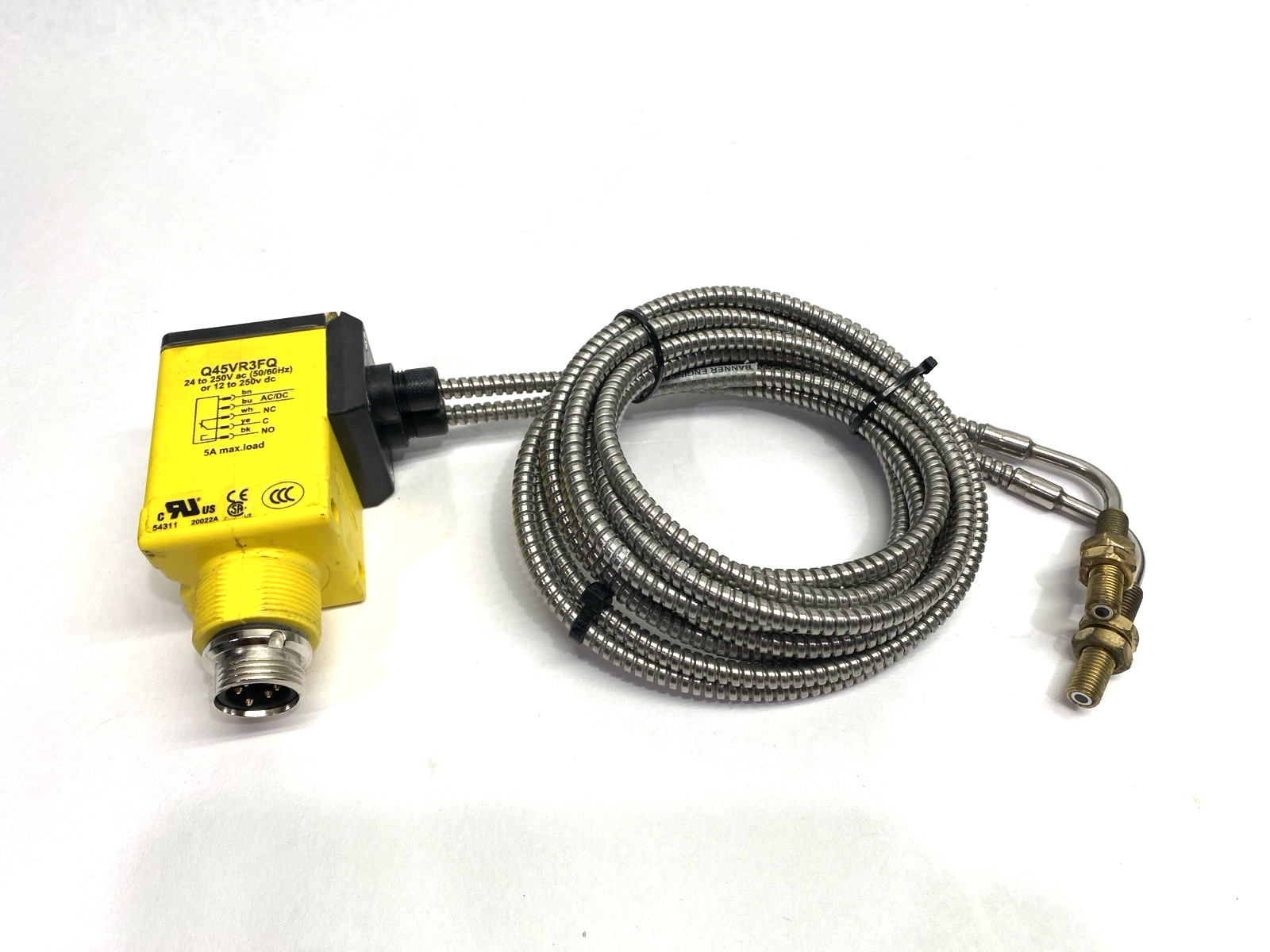 Q45R3RFQ | Banner Photoelectric Sensor 12-250VDC 24-250VAC 54311 - Used - Maverick Industrial Sales