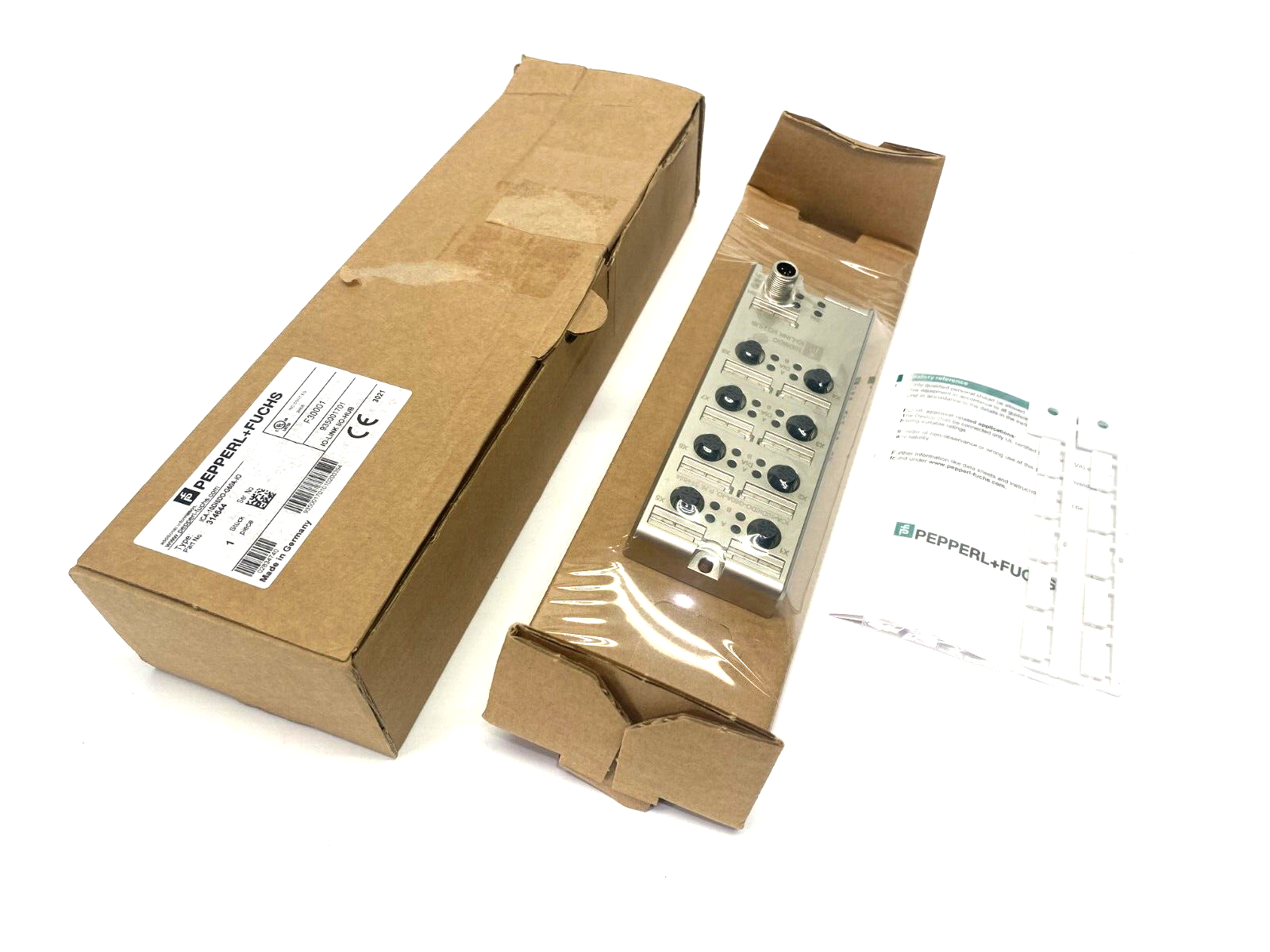 Pepperl+Fuchs ICA-10DI6DO-G60A-IO I/OLink Interface Hub 10-Input 6-Output 314644 - Maverick Industrial Sales