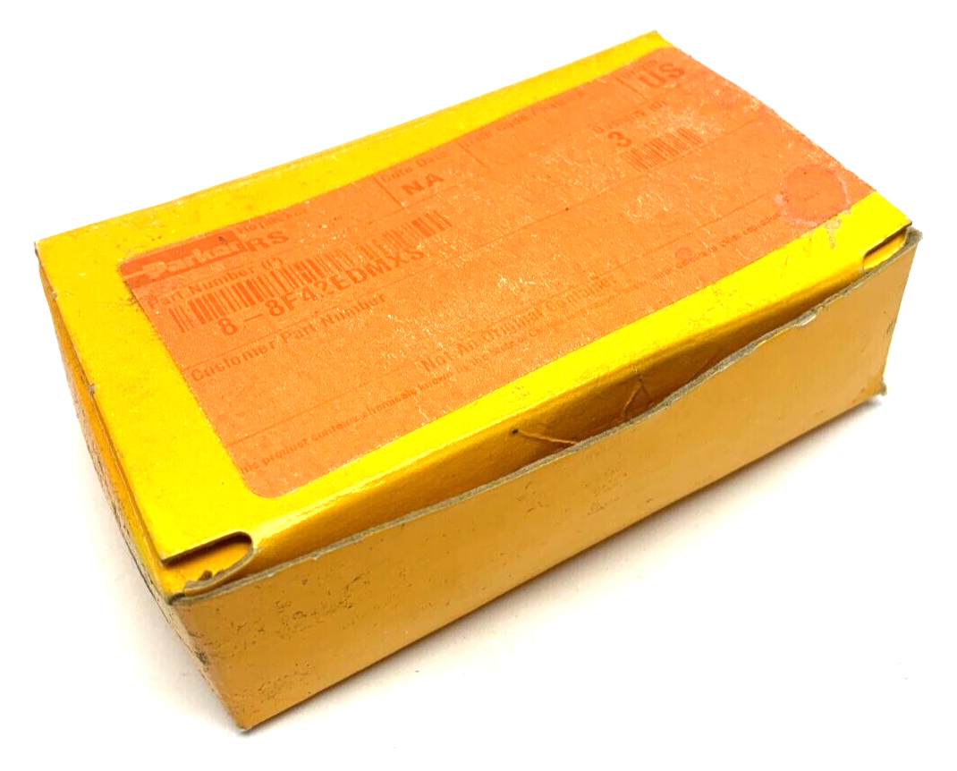 Parker 8-8F42EDMXS Triple-Lok 37 Degree Flare JIC Male Connector BOX OF 3 - Maverick Industrial Sales