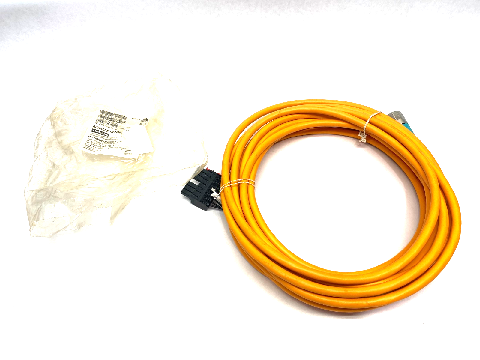 Siemens 6FX5002-5DN06-1BA0 MOTION-CONNECT Power Cable Assembly - Maverick Industrial Sales
