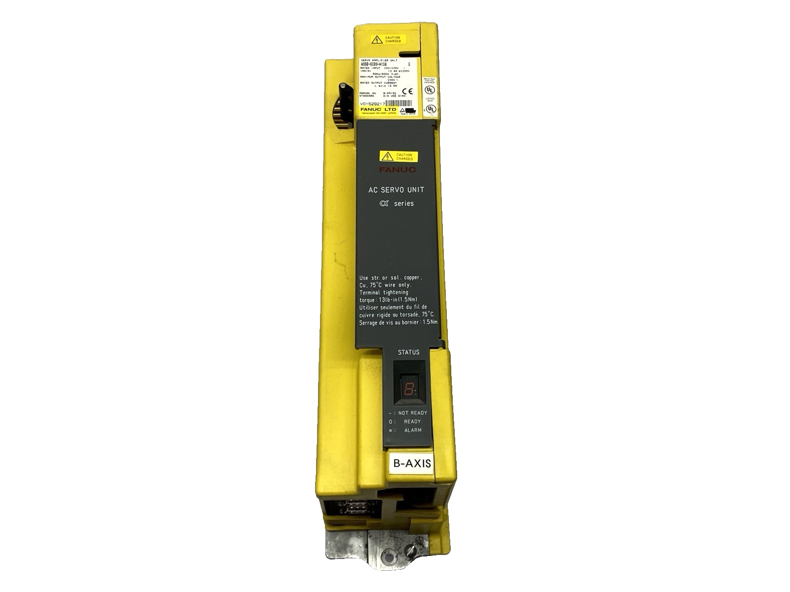 Fanuc A06B-6089-H104 G AC Servo Amplifier Unit 3PH 230VAC 12.5A - Maverick Industrial Sales