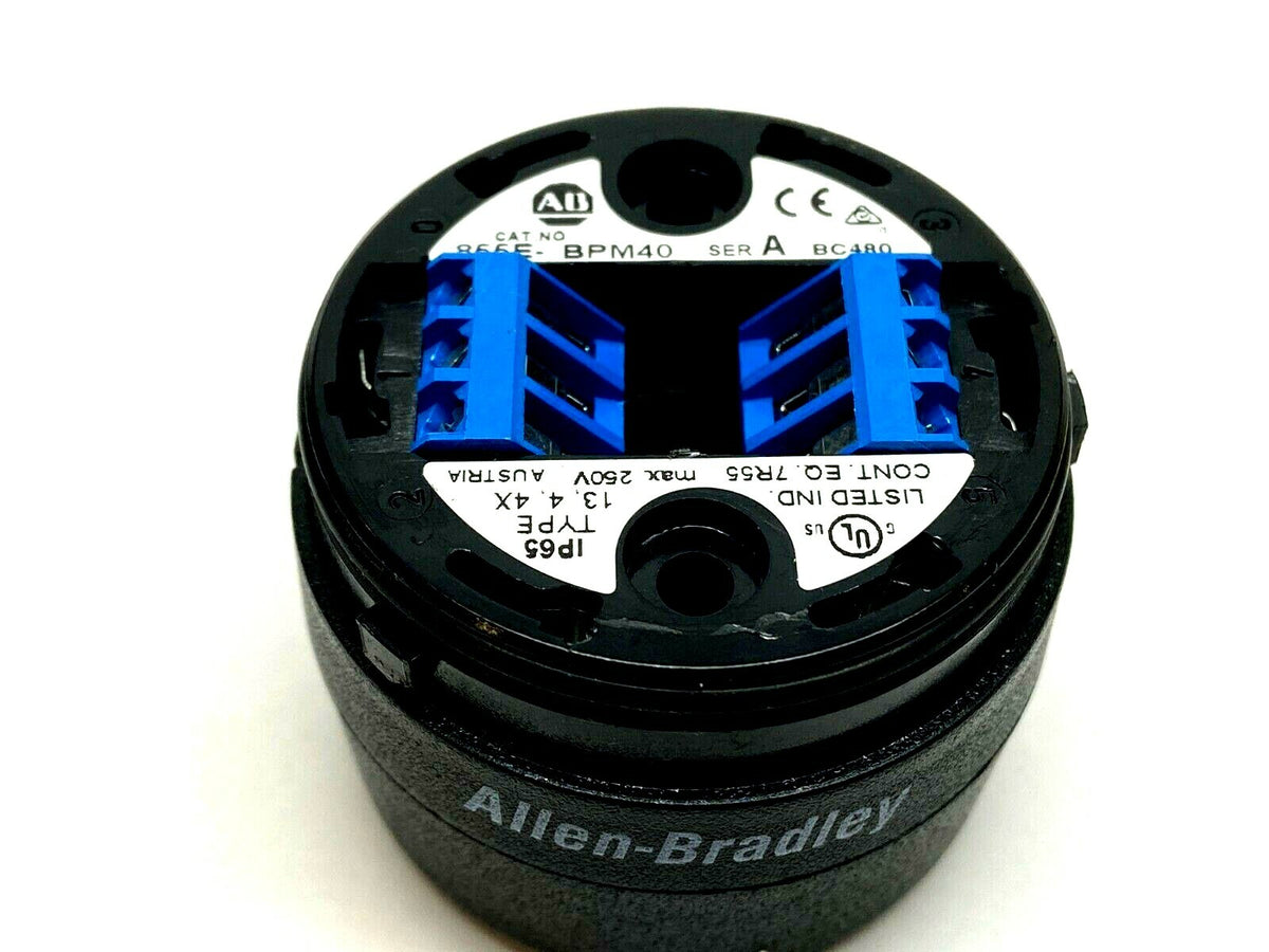 855E-BPM40 | Allen Bradley Ser A Stack Light Base - Used - Maverick Industrial Sales