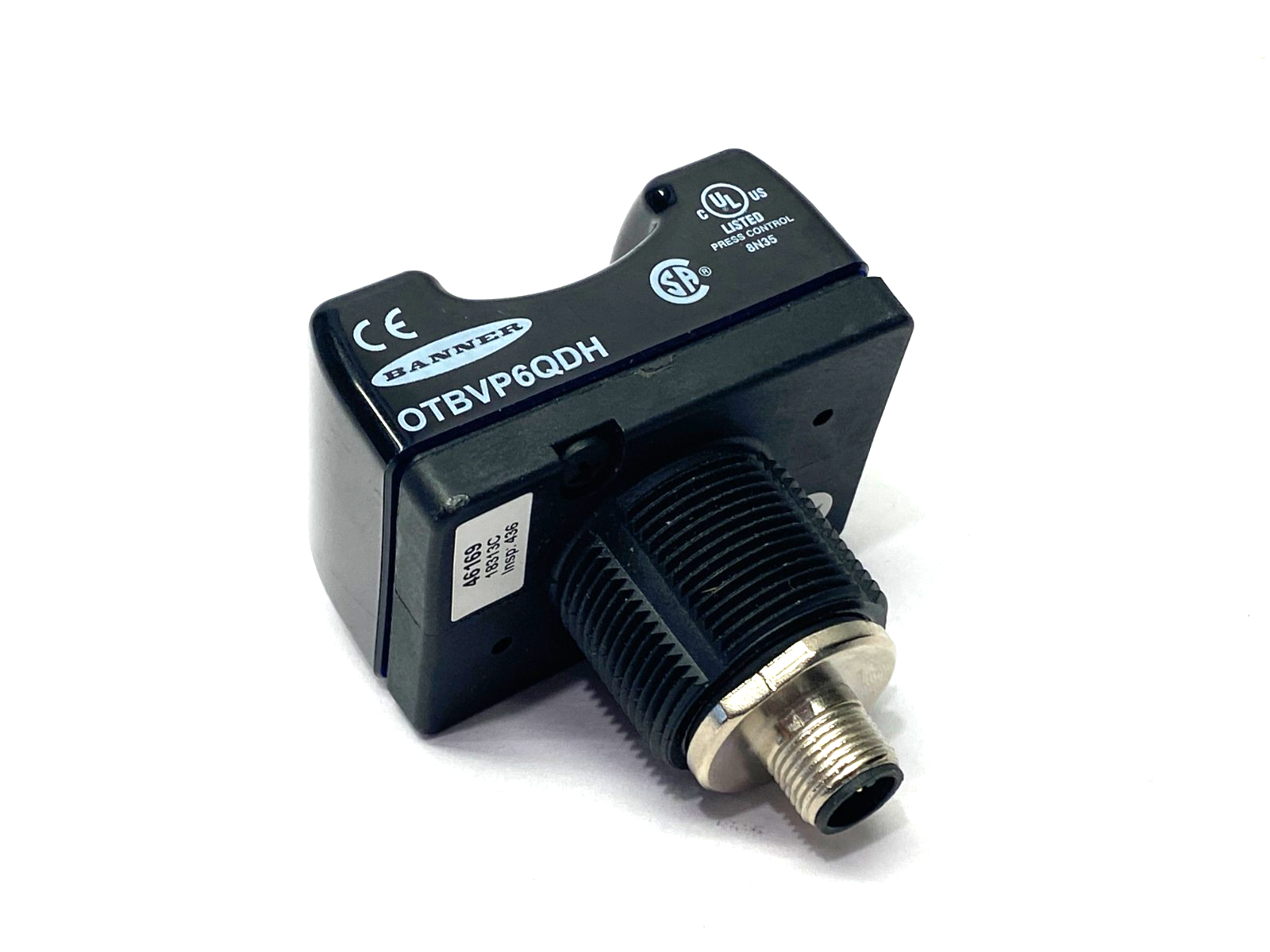 Banner OTBVP6QDH Momentary Action Touch Button M12 4-Pin 10-30VDC 46169 - Maverick Industrial Sales