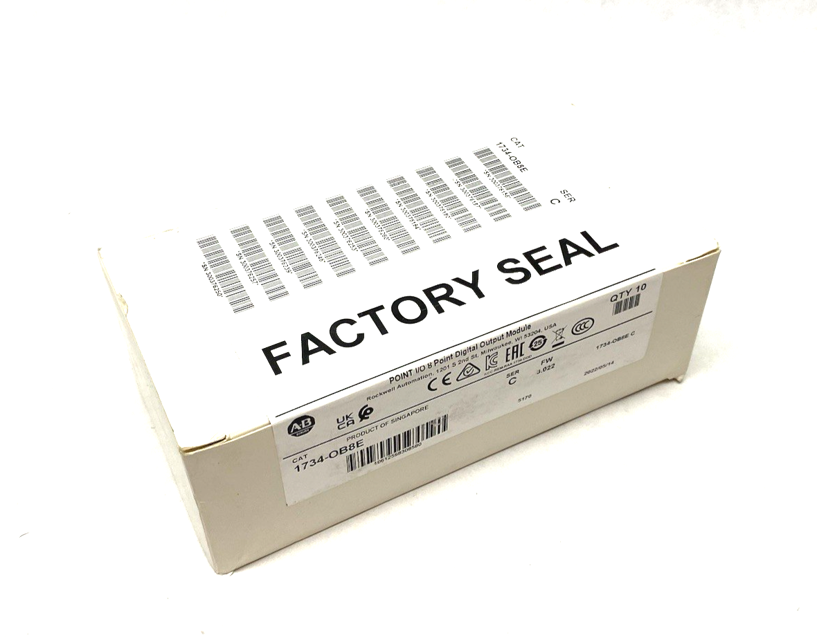 1734-OB8E | Allen Bradley Ser. C POINT I/O 8-Point Digital Output Module BOX OF 10 - New - Maverick Industrial Sales