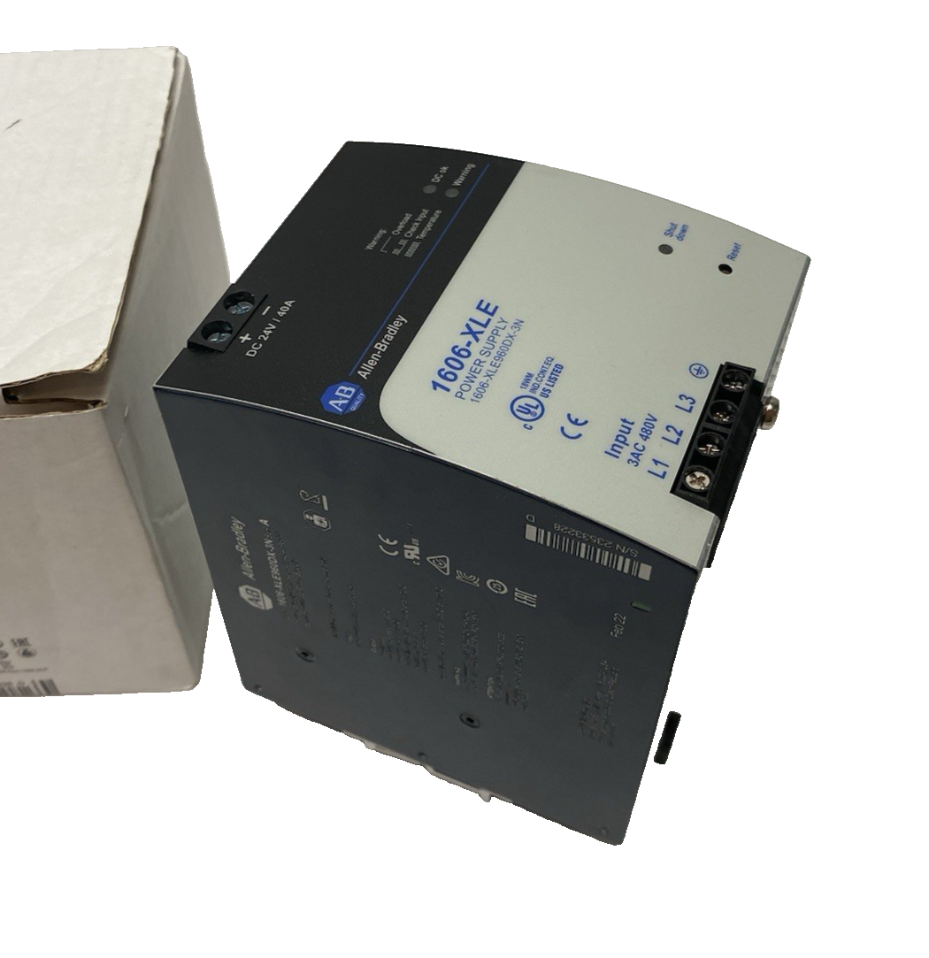 1606-XLE960DX-3N | Allen Bradley Ser. A Semi-Regulated Power Supply 3AC 480V Input - New Other - Maverick Industrial Sales