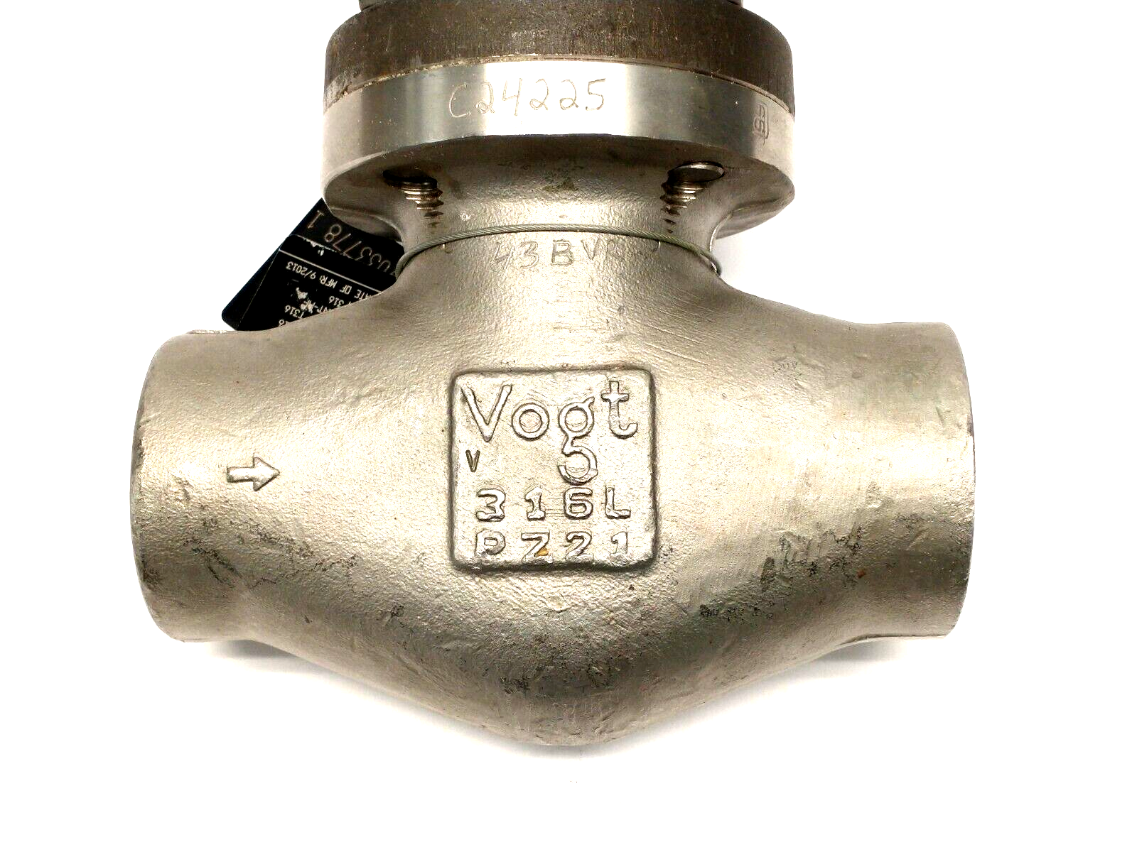Flowserve VOGT 02611724100980003 2" 800# SS Globe Valve F316L PZ SW12501F316T5 - Maverick Industrial Sales