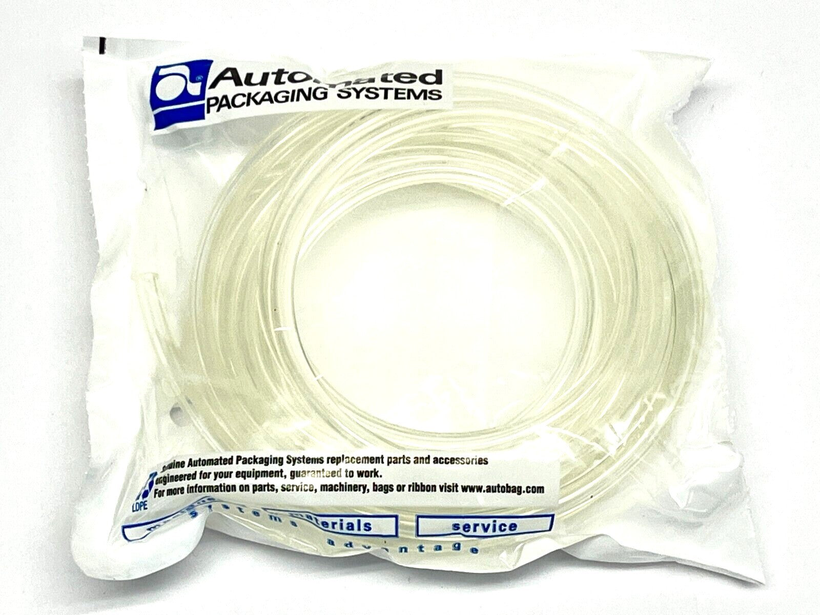 Automated Packaging Systems 21135A1 Urethane 1/8" Clear Hose 144" Length - Maverick Industrial Sales