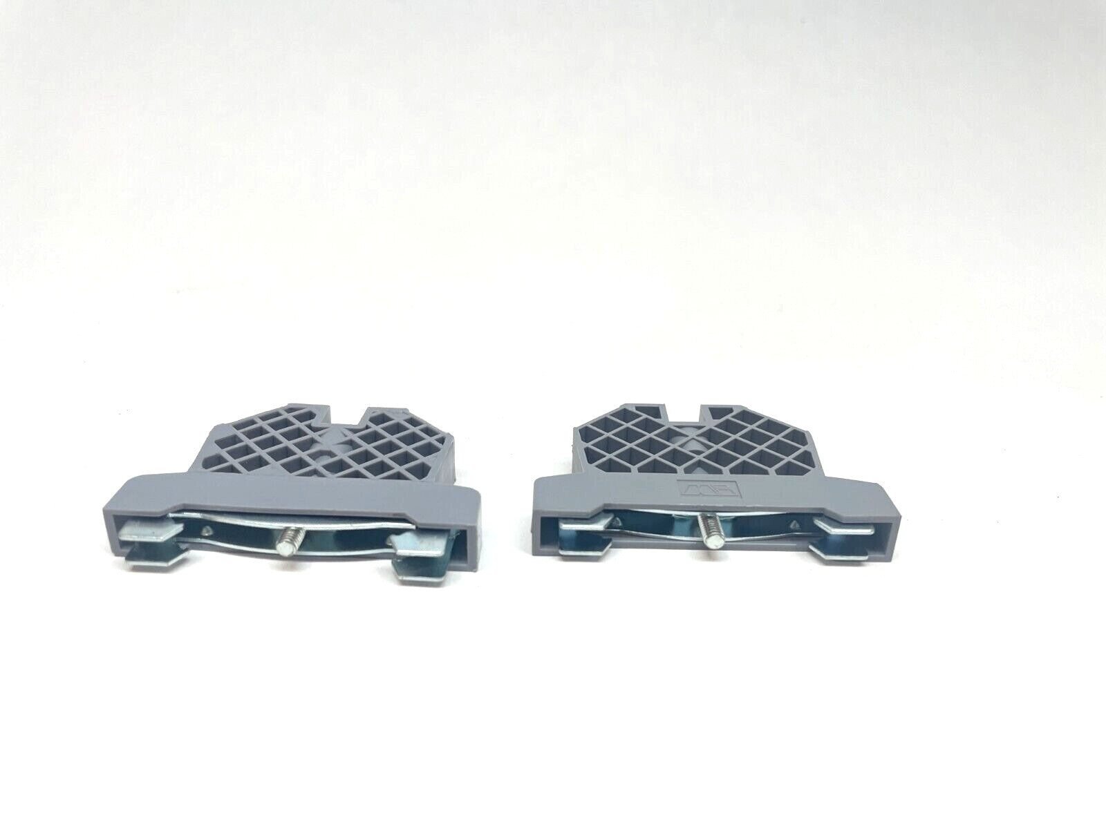 Morsettitalia 43442 Euro Stop End Bracket Clamp 8mm Gray LOT OF 2 - Maverick Industrial Sales