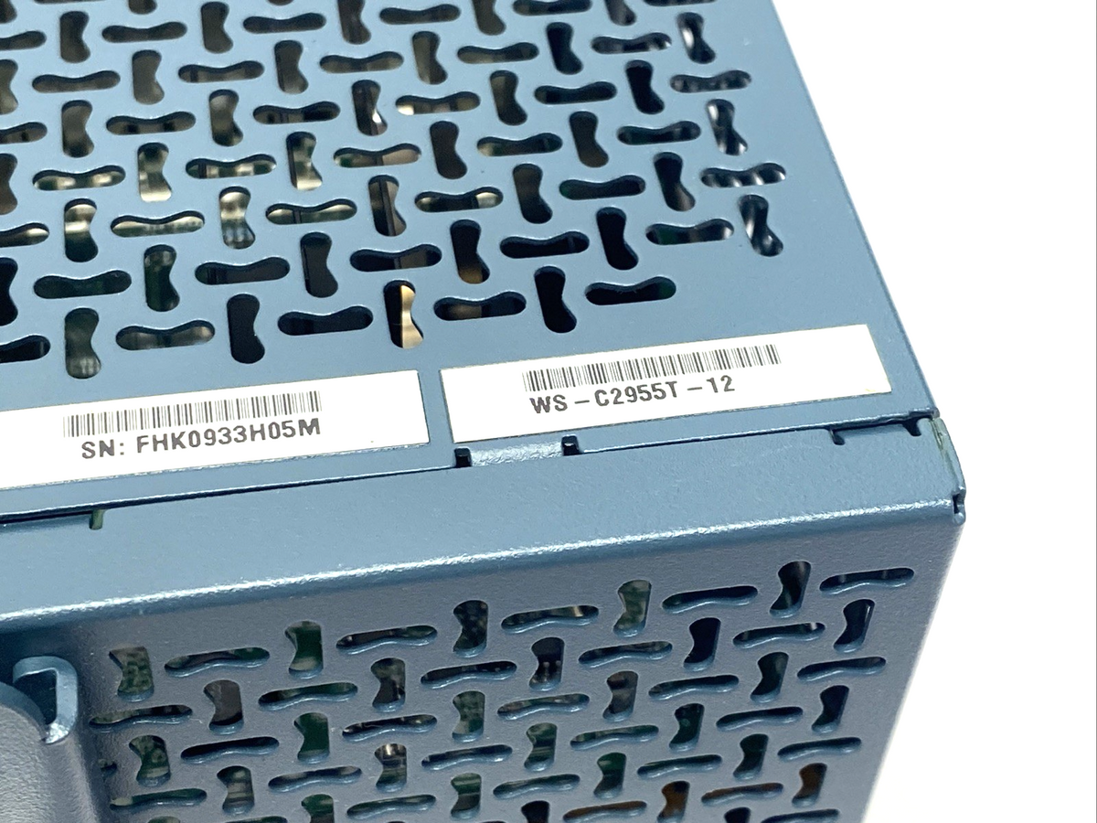 Cisco WS-C2955T-12 Catalyst 2955 Series Industrial Network Switch 12-Port - Maverick Industrial Sales