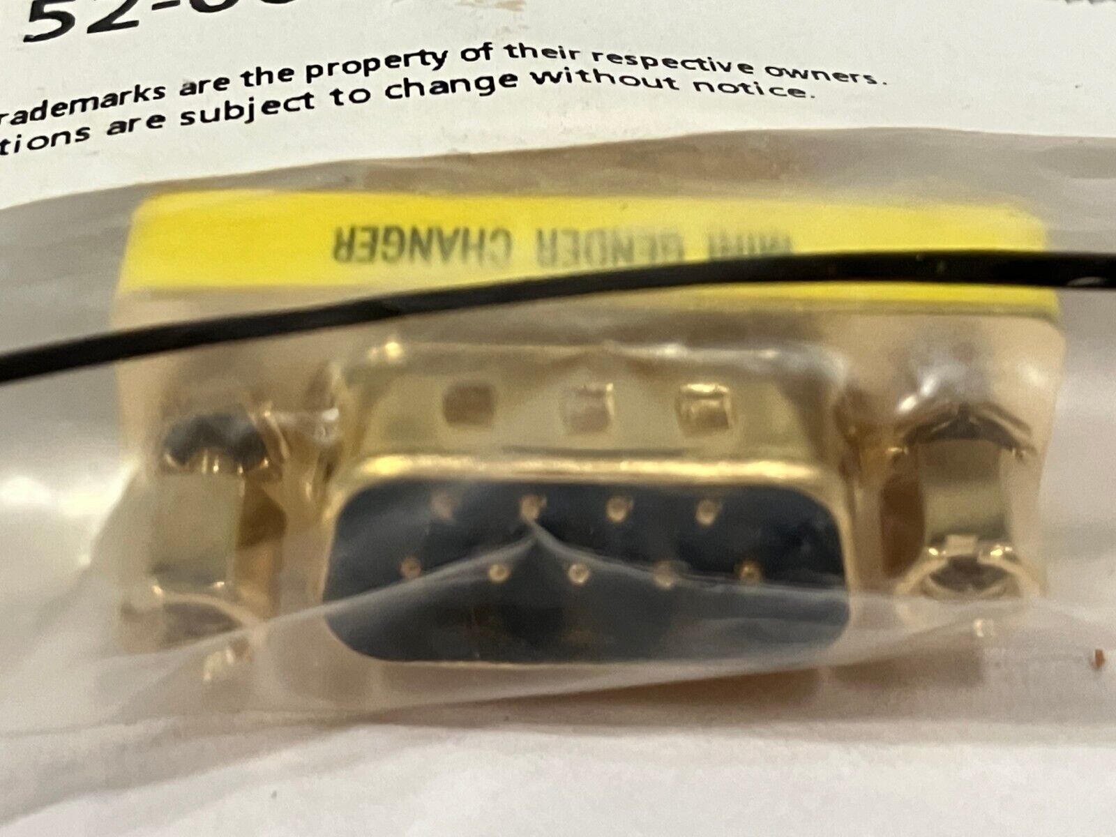 Tripp Lite P152-000 Compact Gold Gender Changer DB9 - Maverick Industrial Sales