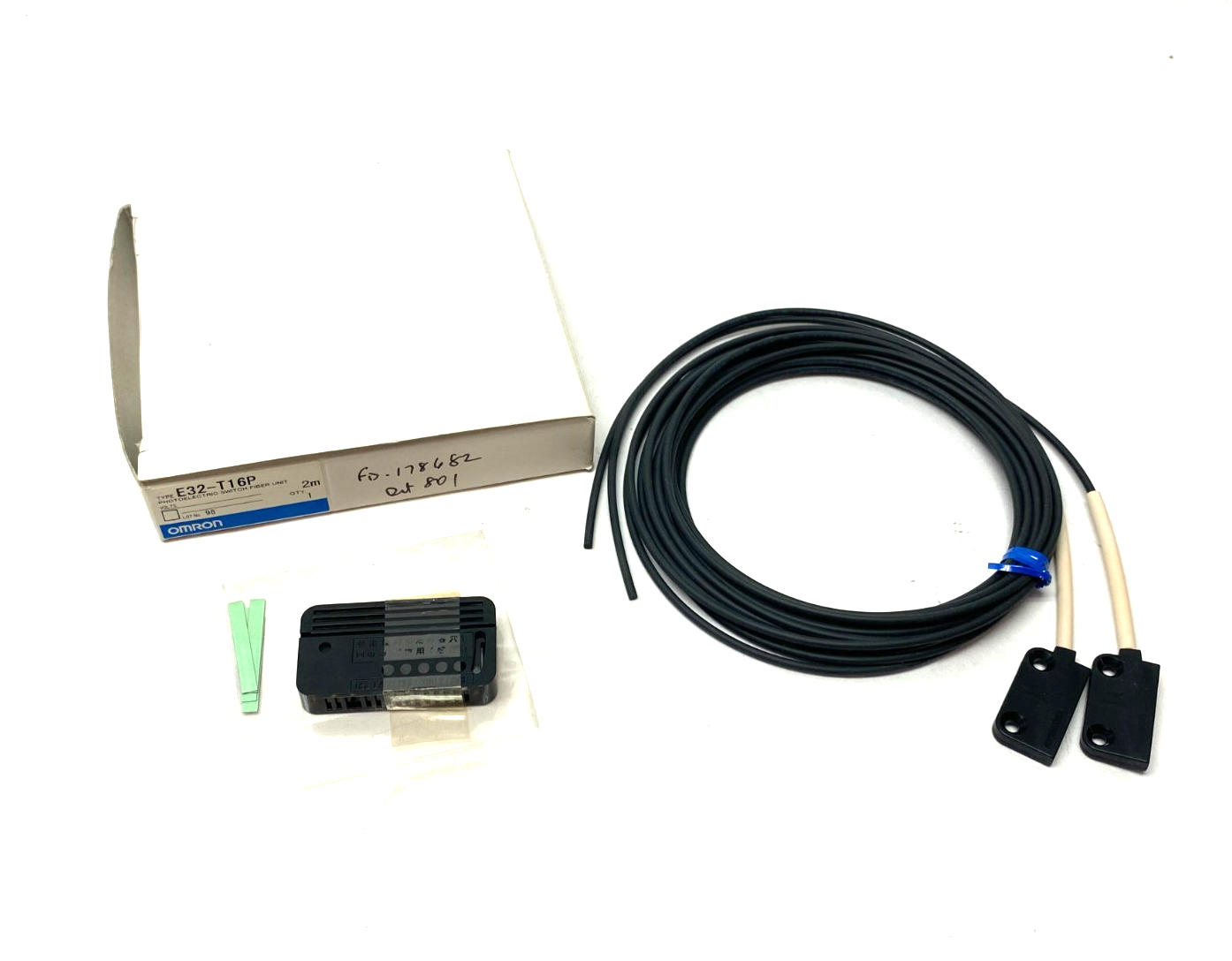 Omron E32-T16P Photoelectric Switch Fiber Unit Dual-Channel - Maverick Industrial Sales