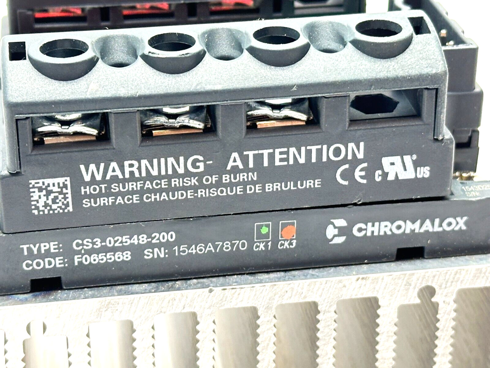 Chromalox CS3-02548-200 SSR Power Control F065568 - Maverick Industrial Sales