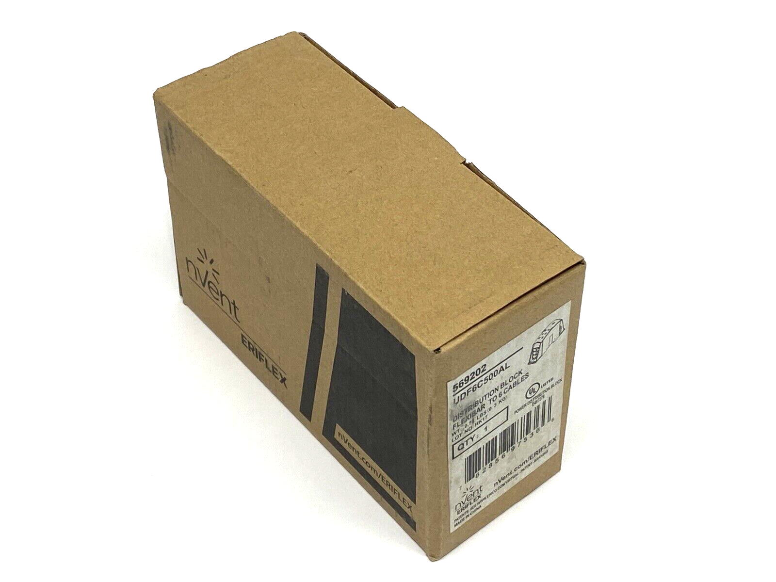 UDF6C500AL, 569202 | Nvent Eriflex UDF6C500AL Distribution Block Single-Pole 569202 - New - Maverick Industrial Sales