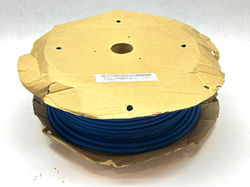 SMC TRBU0805BU-100 Flame Resist Blue Tubing 5mm ID 10lb Spool - Maverick Industrial Sales