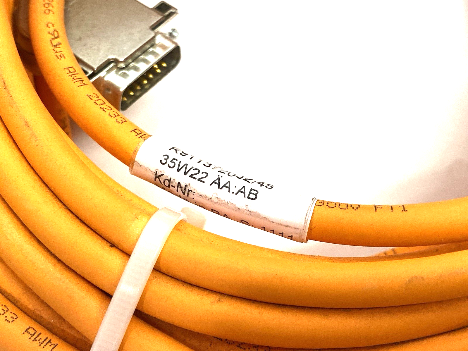 R911372002 | Bosch Rexroth Motor Encoder Power Cable RG2-002ABB-NN-030,0 - New – Open box - Maverick Industrial Sales