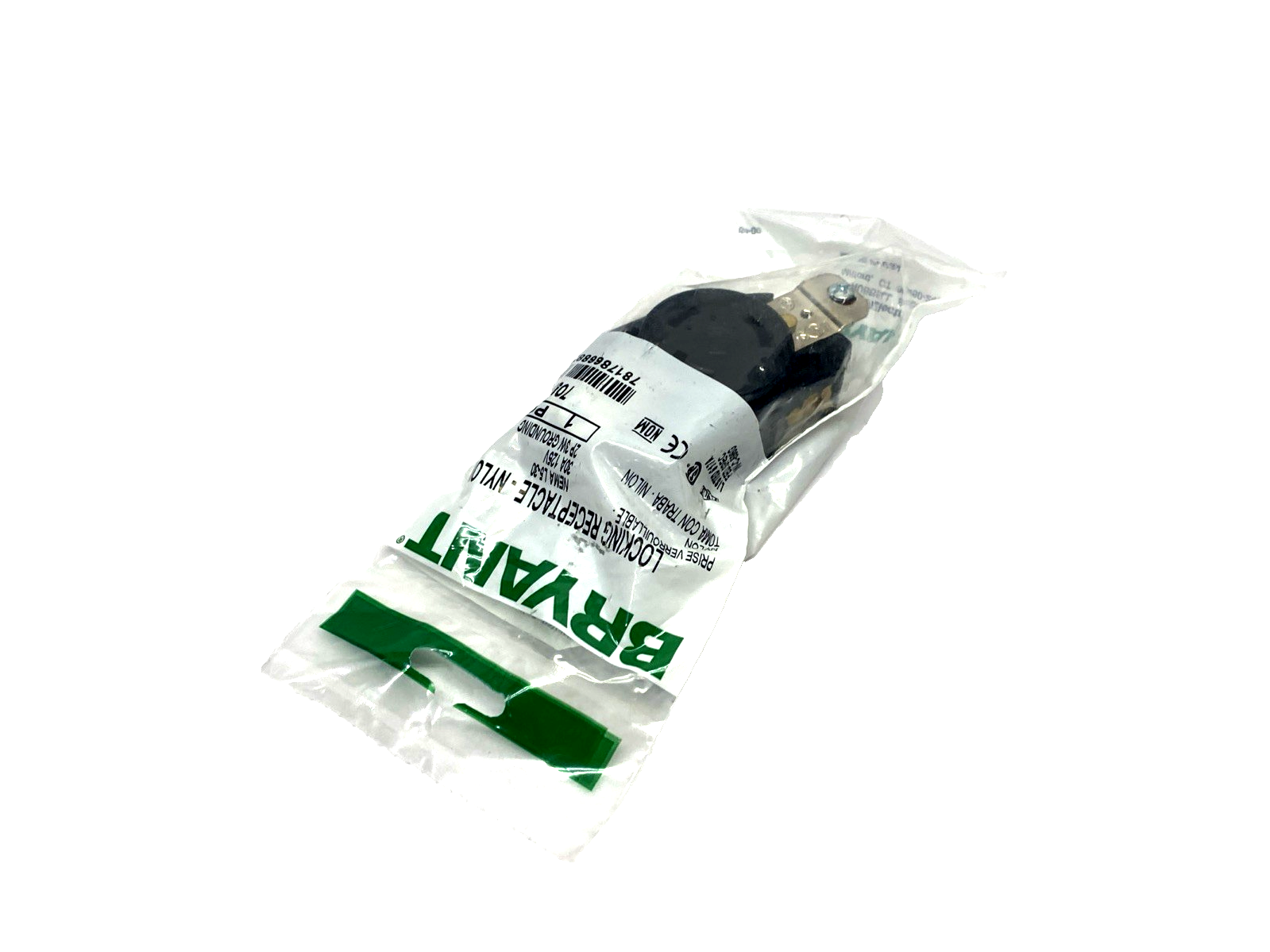 70530FR | Bryant Locking Flush Receptacle, 30A 125V, 2-Pole L5-30R LOT OF 2 - New - Maverick Industrial Sales