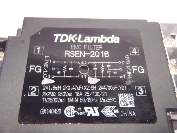 TDK Lambda RSEN-2016 EMC Filter - Maverick Industrial Sales