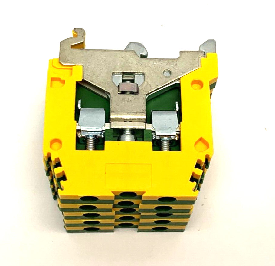 ABB TE Connectivity 1SNA165113R1600 Ground Terminal Block M4 Entrelec LOT OF 5 - Maverick Industrial Sales