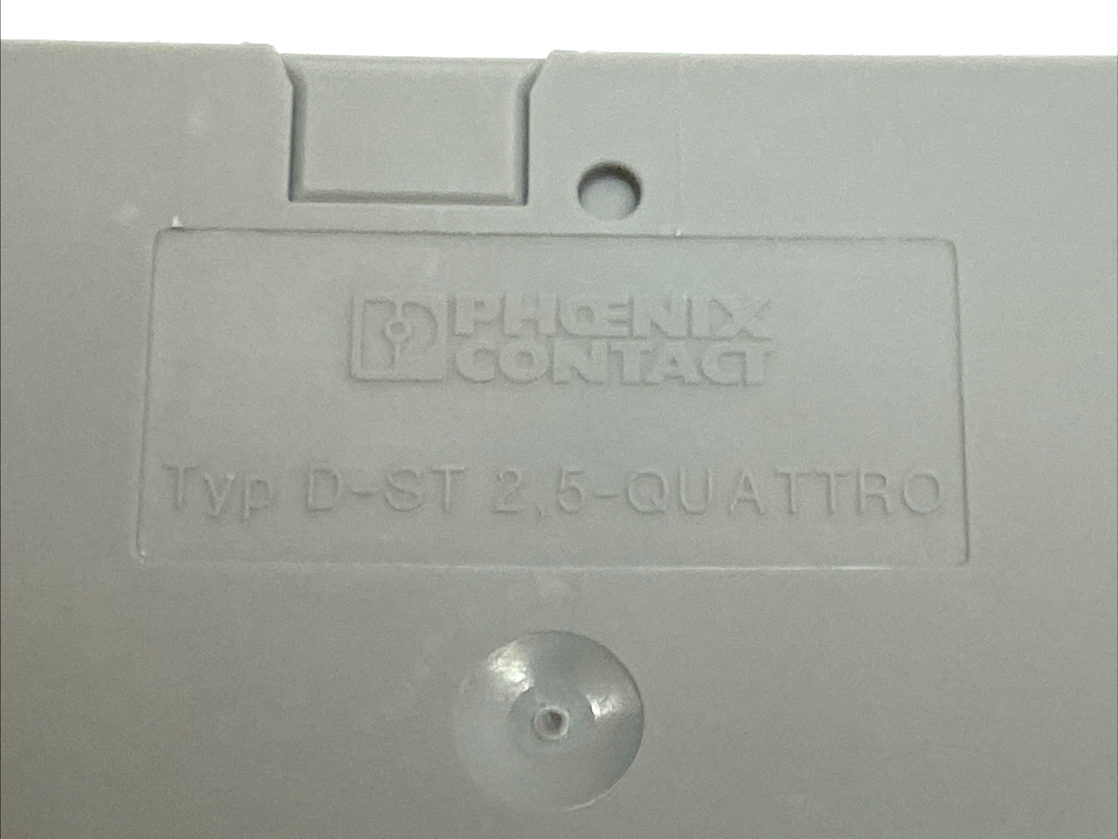 Phoenix Contact D-ST 2,5-QUATTRO End Cover for Terminal Blocks 3030514 LOT OF 6 - Maverick Industrial Sales